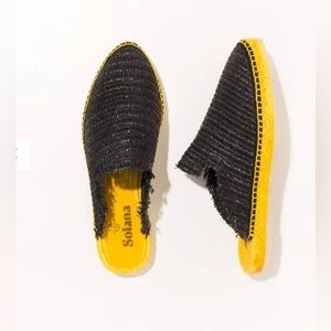 New Uluwatu Artisanal | 100% Recycled Cotton & Thread Rafia Espadrille Mules
